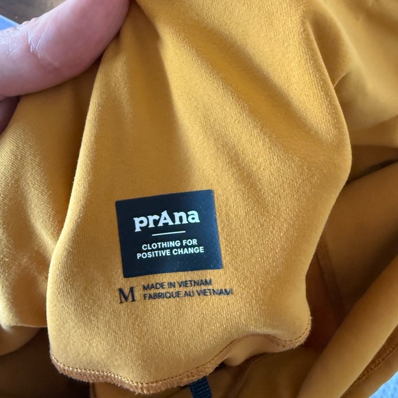 Prana Women's Mustard Leggings - Picture 4 of 4